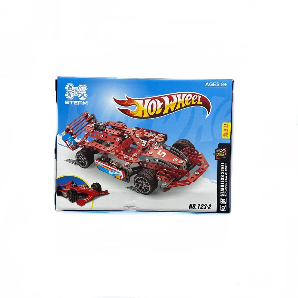 3D конструктор Steam toys металлический Ferrari, Hot Wheel, 287 дет 123-2