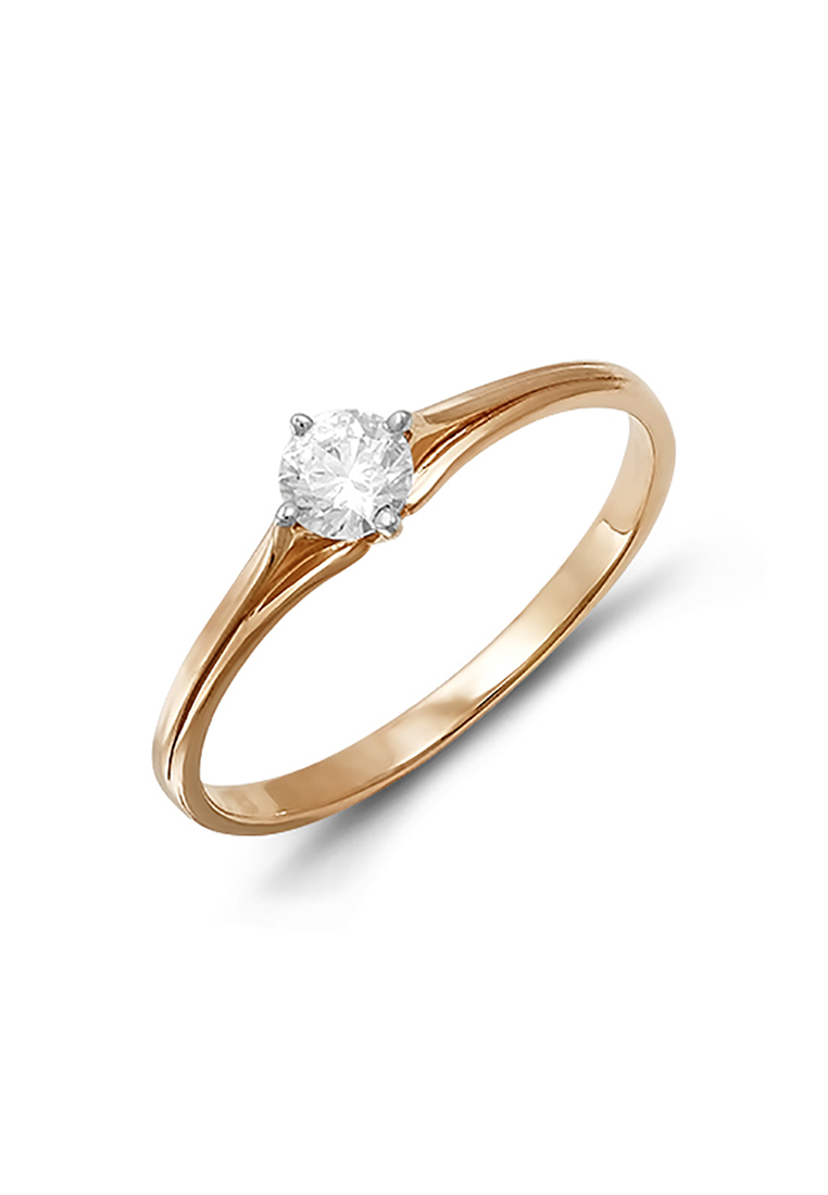 

Кольцо из золота р.  Kari Jewelry К132-252, фианит, К132-252