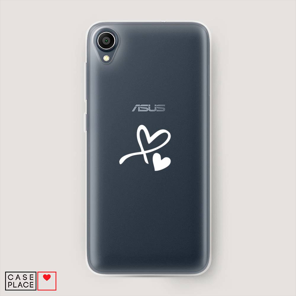 фото Чехол awog "сердечко минимализм" для asus zenfone live l1 za550kl