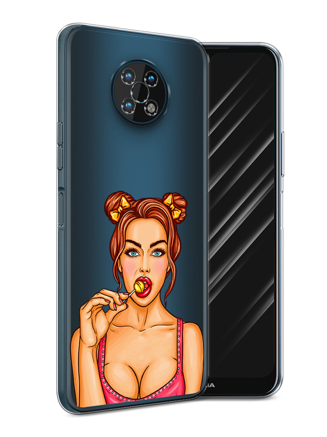 

Чехол Awog на Nokia G50 / Нокиа G50 "Вкусный леденец", Бежевый;коричневый;розовый, 124950-7