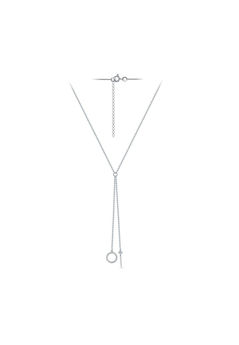 Колье-галстук из серебра с фианитом 45 см Kari Jewelry 3101088047