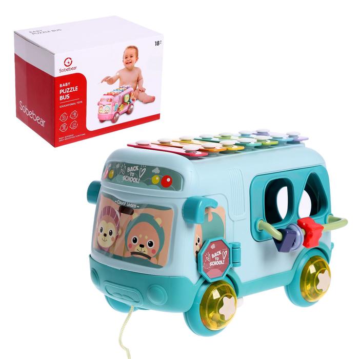 

Развивающая игрушка Автобус, с металлофоном и сортером