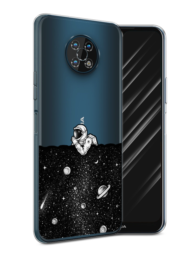 

Чехол Awog на Nokia G50 / Нокиа G50 "Космический сон", Серый, 124950-4