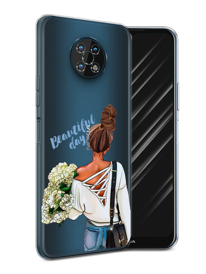 

Чехол Awog на Nokia G50 / Нокиа G50 "Beautiful day vector", Коричневый;белый;зеленый, 124950-6