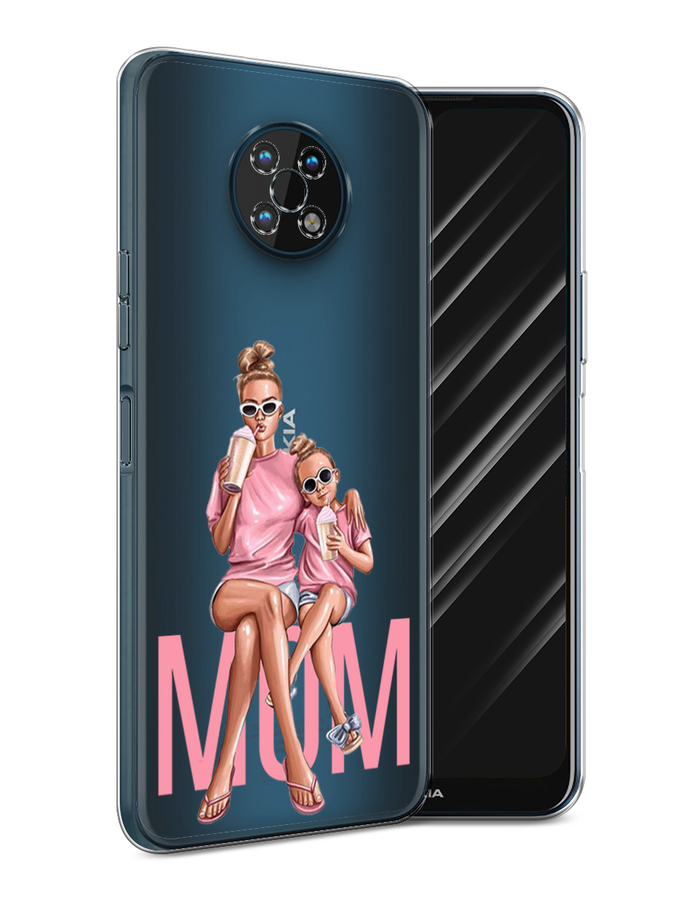 

Чехол Awog на Nokia G50 / Нокиа G50 "Lovely mom", Синий;бежевый;розовый, 124950-7