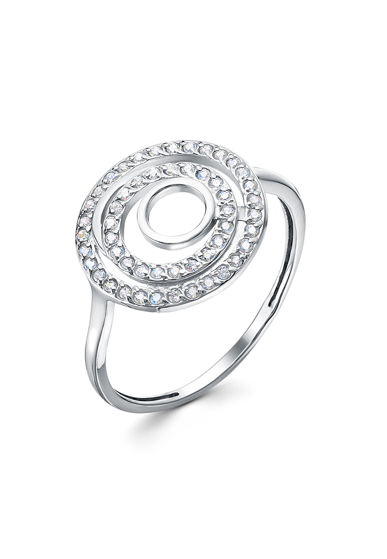 

Кольцо из серебра р.  Kari Jewelry 3101018133, фианит, 3101018133