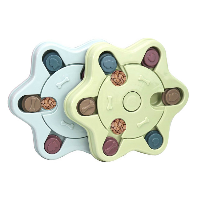 фото Интерактивная развивающая игрушка stefan для собак головоломка iq star, синий, ty2632ble