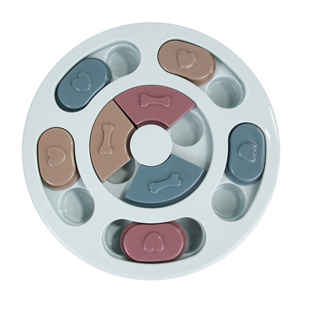 фото Интерактивная развивающая игрушка для собак stefan головоломка iq disk, синий, ty2630ble