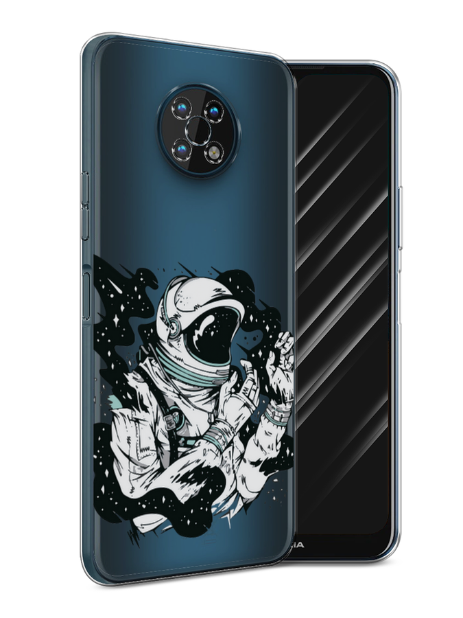 

Чехол Awog на Nokia G50 / Нокиа G50 "Космонавт арт", Черный;белый;прозрачный, 124950-7