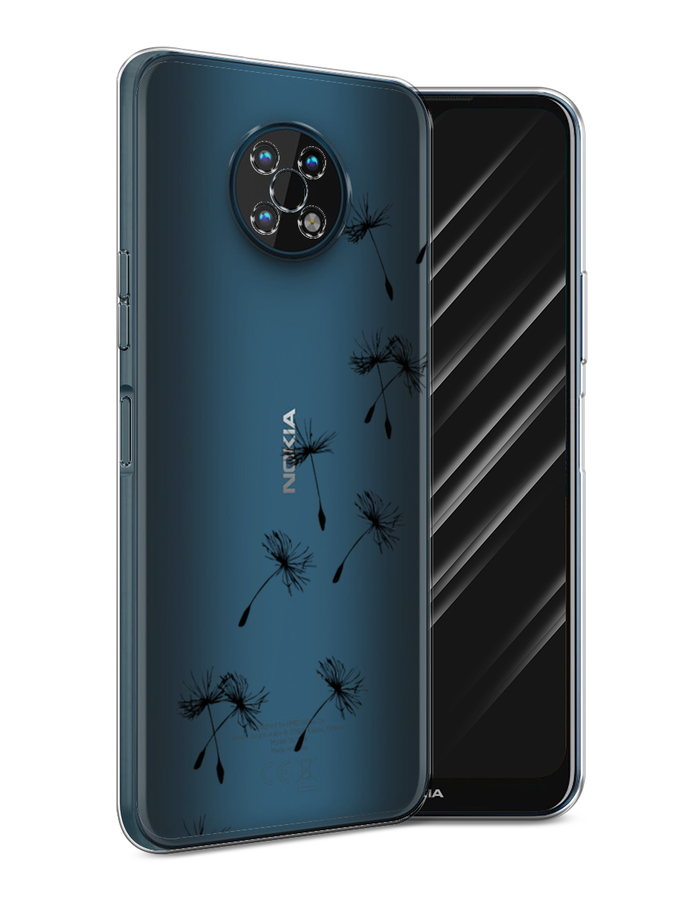 

Чехол Awog на Nokia G50 / Нокиа G50 "Летящие одуванчики", Черный, 124950-8