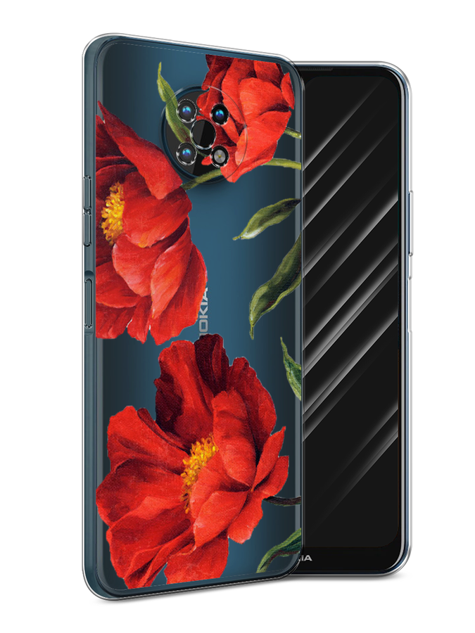 

Чехол Awog на Nokia G50 / Нокиа G50 "Красные маки", Красный, 124950-8