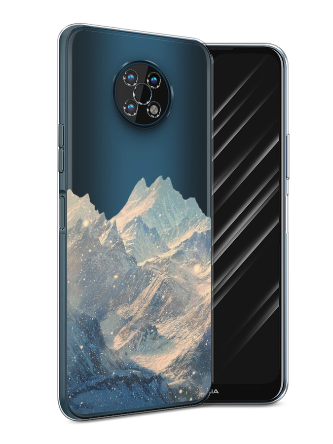 

Чехол Awog на Nokia G50 / Нокиа G50 "Горы арт 2", Серый, 124950-10