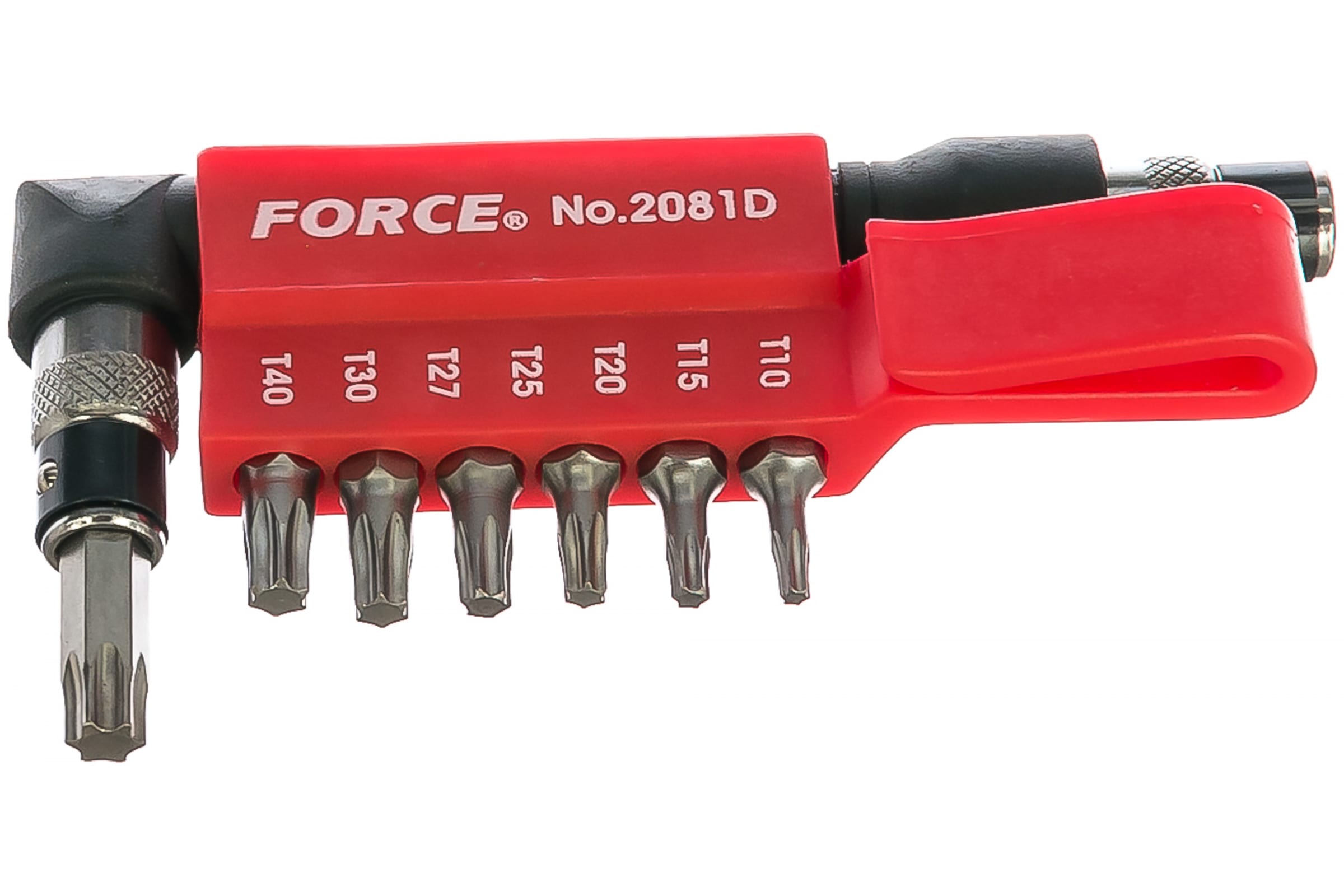 

FORCE Г-обр.отвертка с компл. бит торкс 2081D