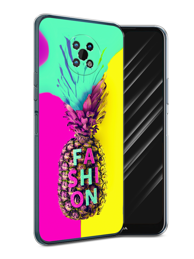 

Чехол Awog на Nokia G50 / Нокиа G50 "Кислотный ананас", Желтый;розовый;голубой, 124950-10