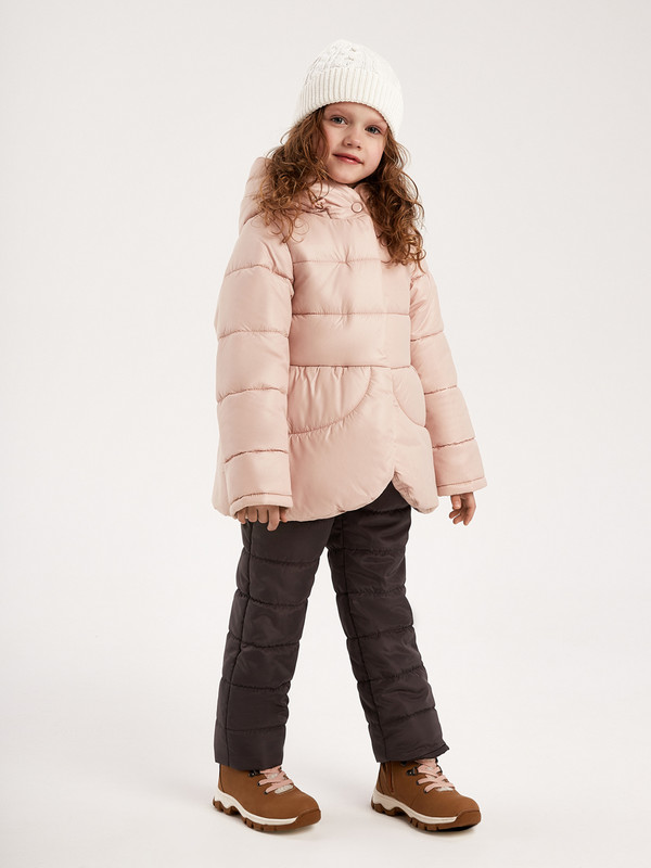 Комплект верхней одежды детский BOOM 100399_BOG, розовый, 128