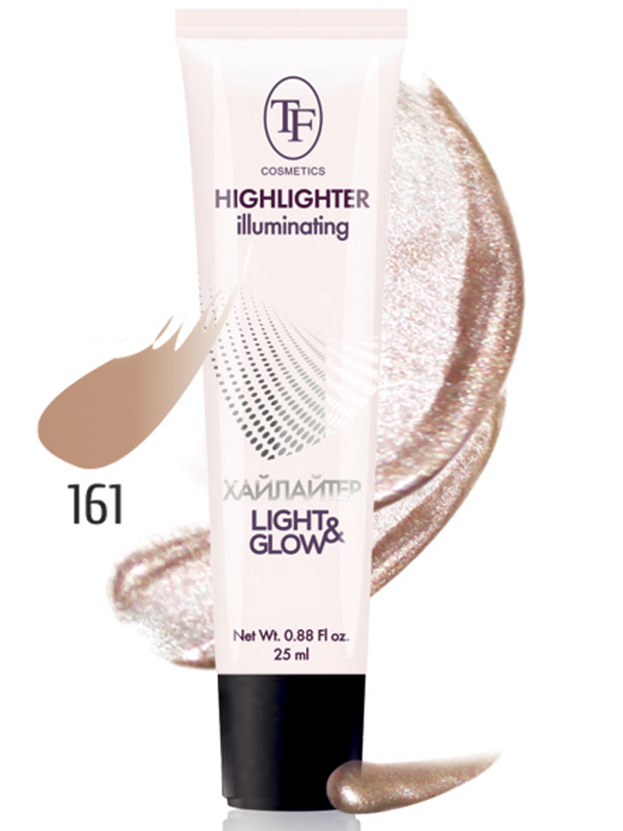 фото Хайлайтер для лица , tf triumph illuminating highlighter, тон 161 "золотистый", 25 мл tf cosmetics