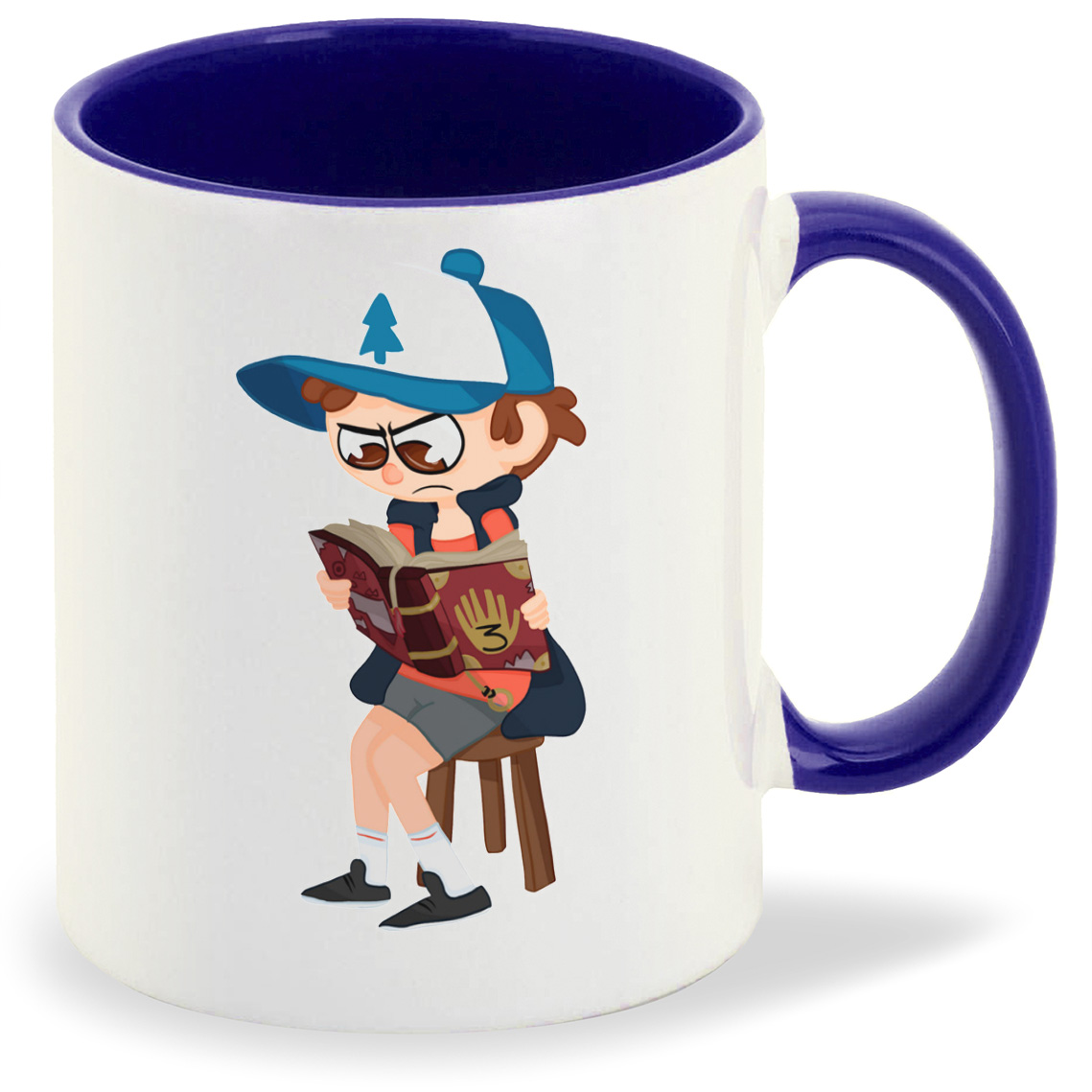 

Кружка CoolPodarok Мультфильмы Гравити Фолз Диппи Gravity falls Dippi, Мультфильмы Гравити Фолз Диппи Gravity falls Dippi (сердито читает книгу)