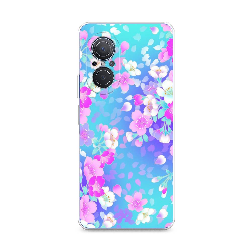 фото Чехол awog "яблоневые цветы" для huawei nova 9 se