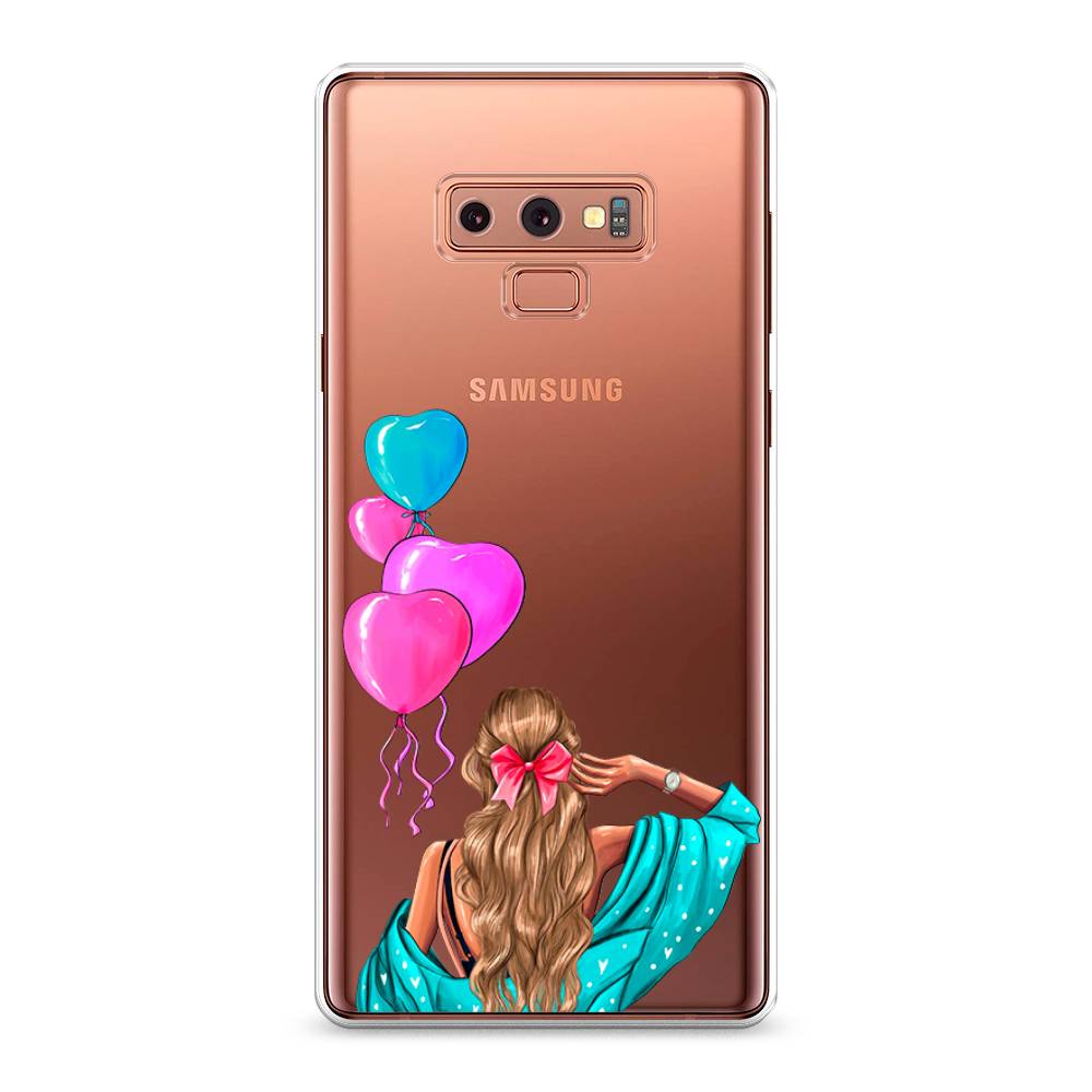 

Чехол Awog на Samsung Galaxy Note 9 "День Рождения", Голубой;розовый;бежевый, 26350-7