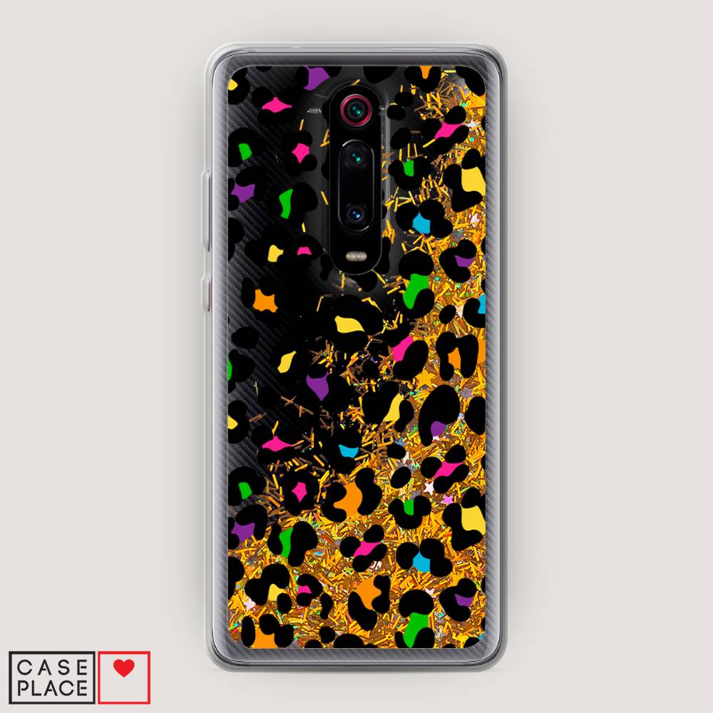 

Жидкий чехол с блестками "Яркий леопард" на Xiaomi Mi 9T, 35790-1