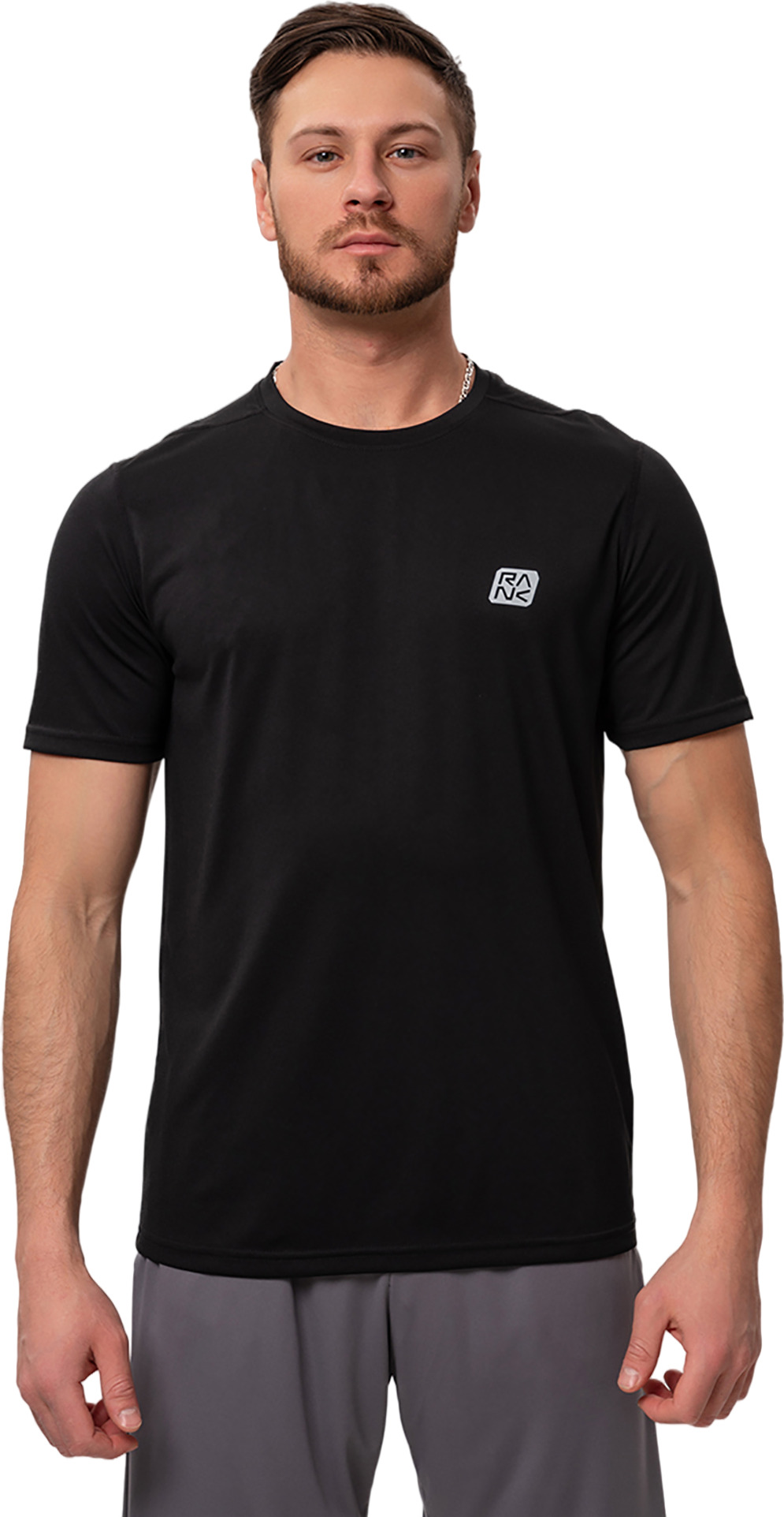 Футболка мужская RANK Raid T-shirt черная 2XL