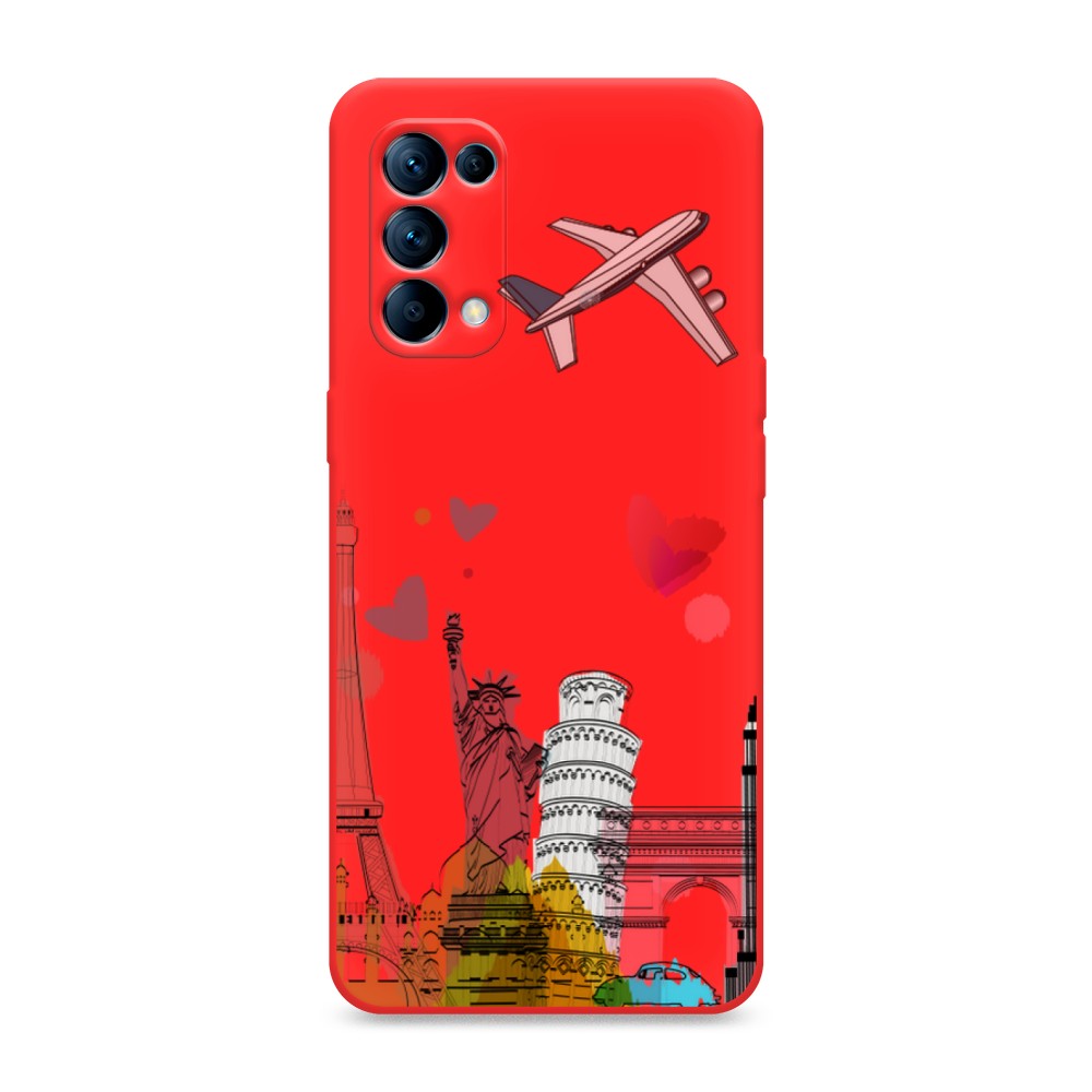 

Чехол Awog на Oppo Reno 5 "Самолет путешествий", Разноцветный, 255253-1