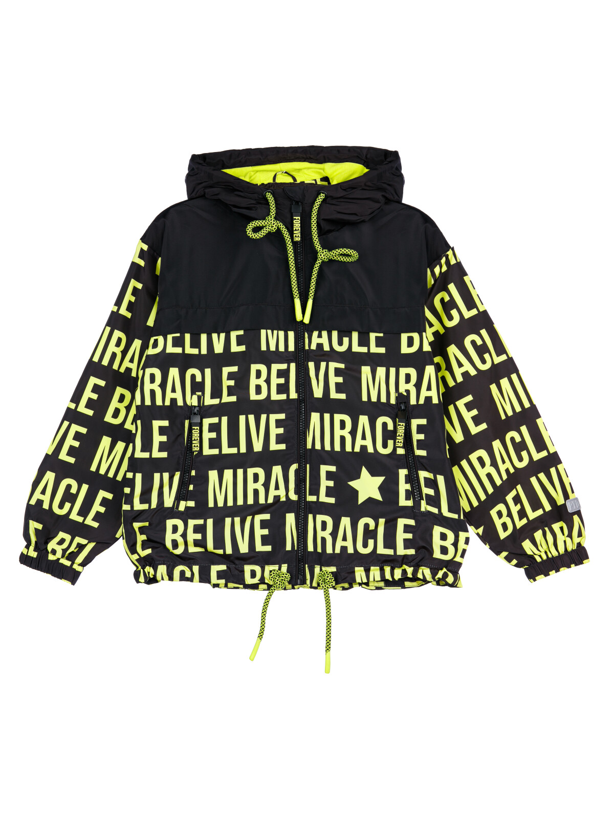 

Ветровка детская PlayToday 12421061, черный,светло-зеленый, 164, 12421061