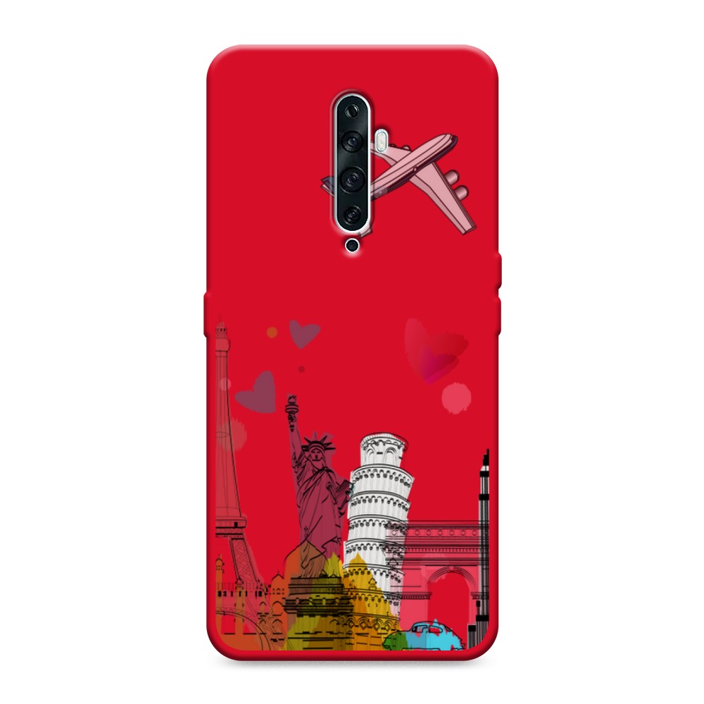 

Чехол Awog на Oppo Reno 2Z "Самолет путешествий", Разноцветный, 251853-1