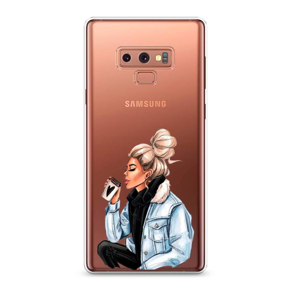 

Чехол Awog на Samsung Galaxy Note 9 "Cute girl", Коричневый;бежевый, 26350-7