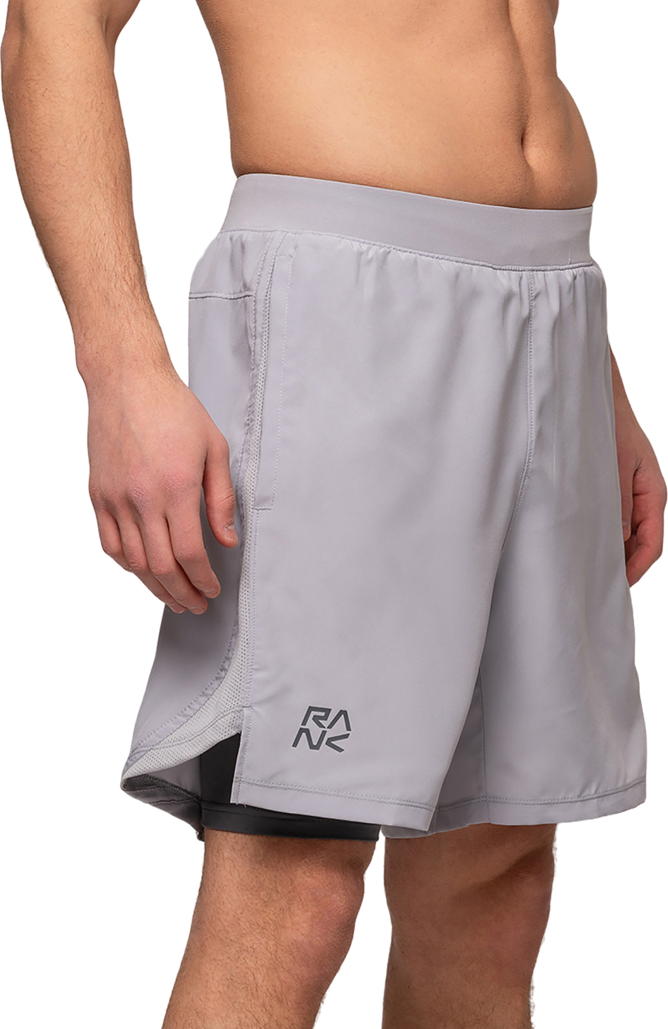 Спортивные шорты мужские RANK 2-in-1 Short серые 2XL