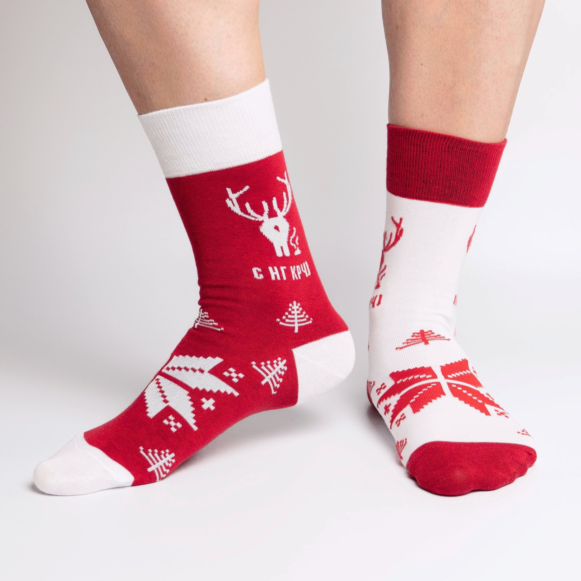 

Носки унисекс St. Friday Socks NY23-1269-11/02 белые, Белый;красный, NY23-1269-11/02