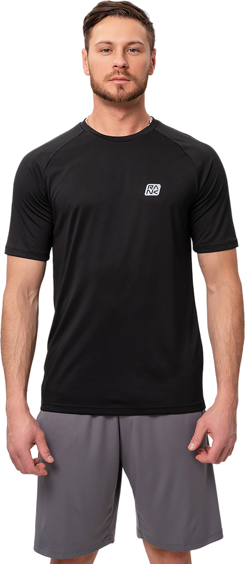 Футболка мужская RANK Train T-shirt черная XL