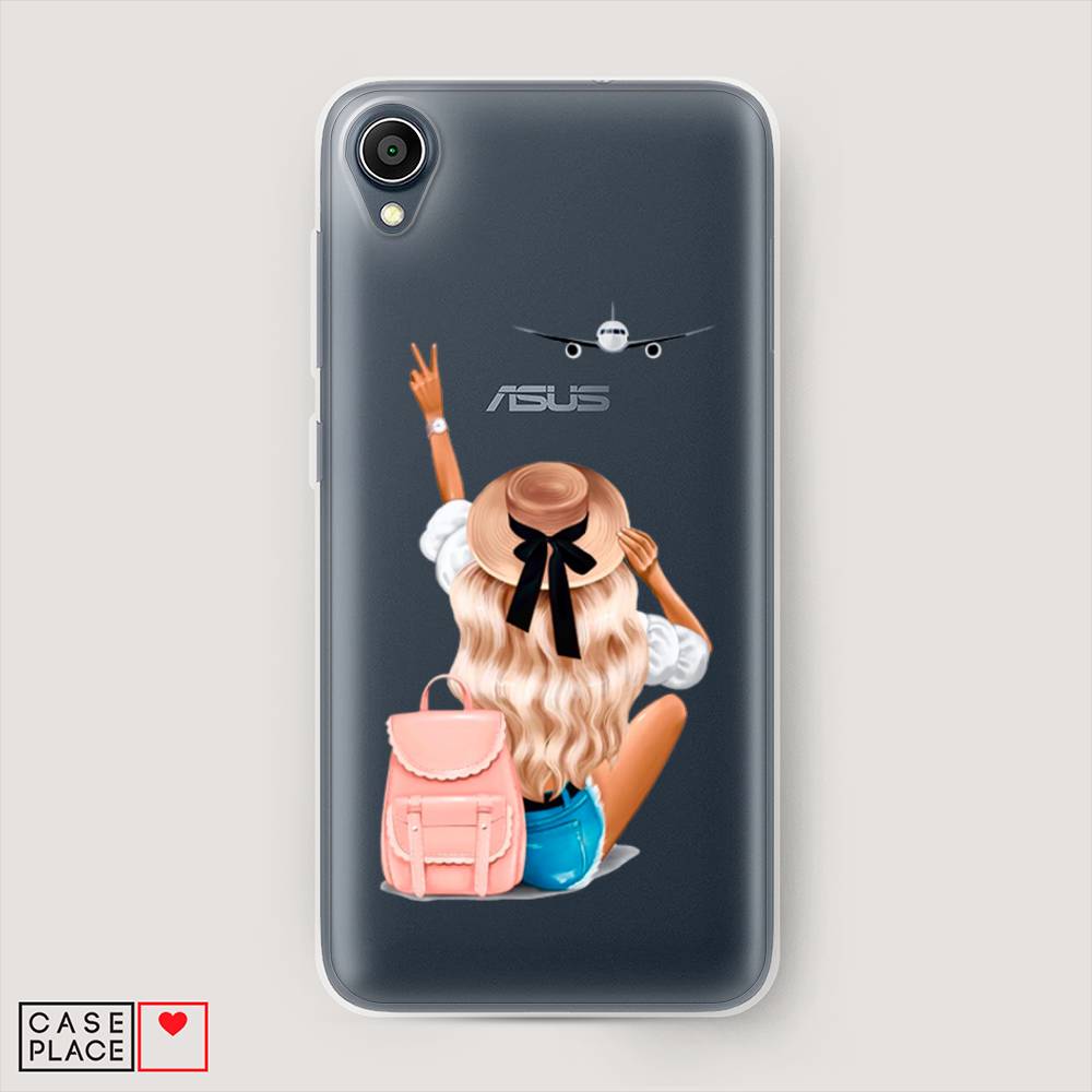 

Чехол Awog на Asus ZenFone Live L1 ZA550KL "Автостопом самолетом", Бежевый;розовый;голубой, 43650-7