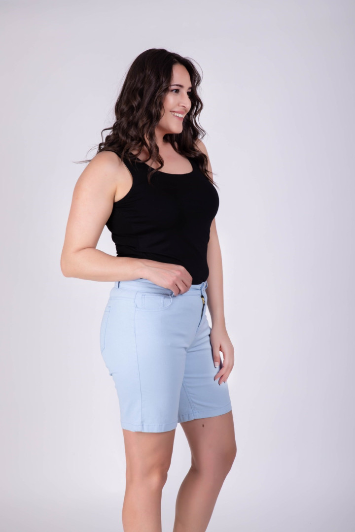 

Шорты женские My Line Moda 311 синие 42 RU (товары доставляются из-за рубежа), Синий, 311