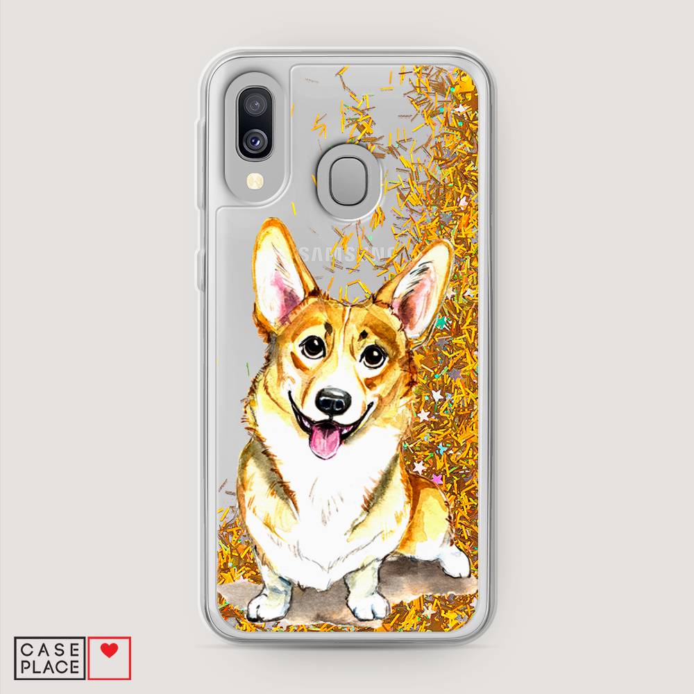 

Чехол Awog на Samsung Galaxy A40 "Малыш корги", Разноцветный, 28090-1
