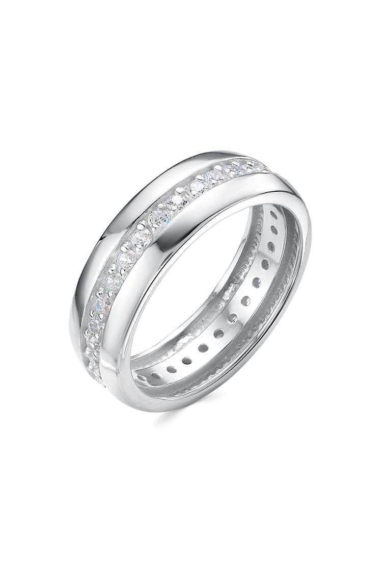 

Кольцо из серебра р. , Kari Jewelry 3101014018, фианит, 3101014018