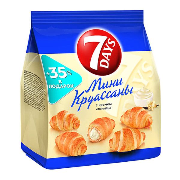 Круассан Мини ваниль 7DAYS 265г 480₽