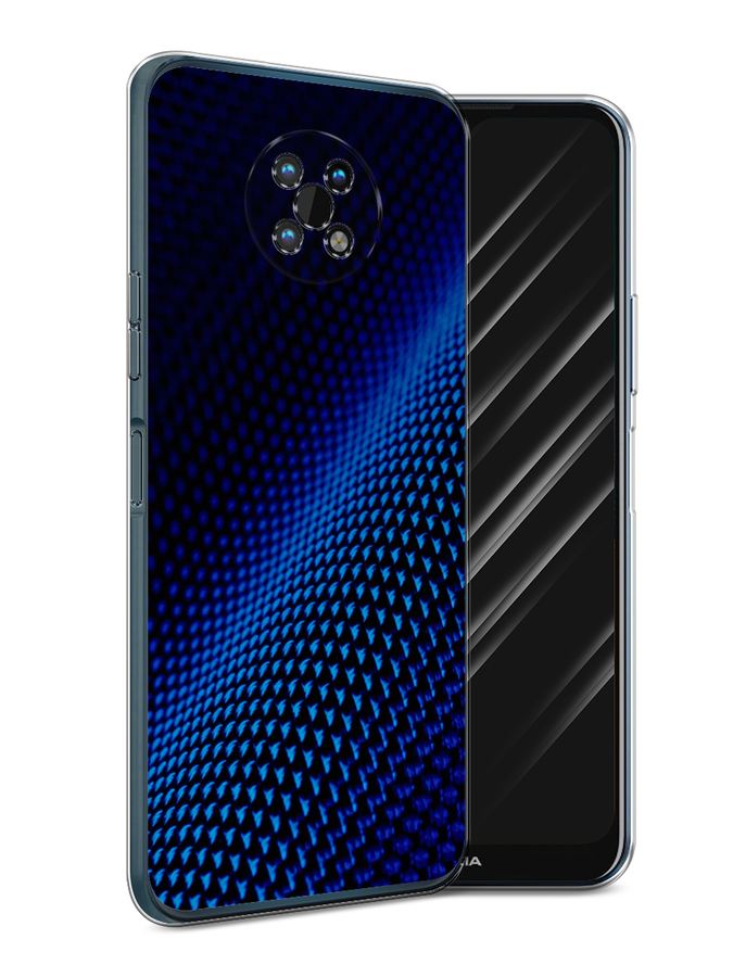 

Чехол Awog на Nokia G50 / Нокиа G50 "Синий карбон", Черный;синий, 124950-3
