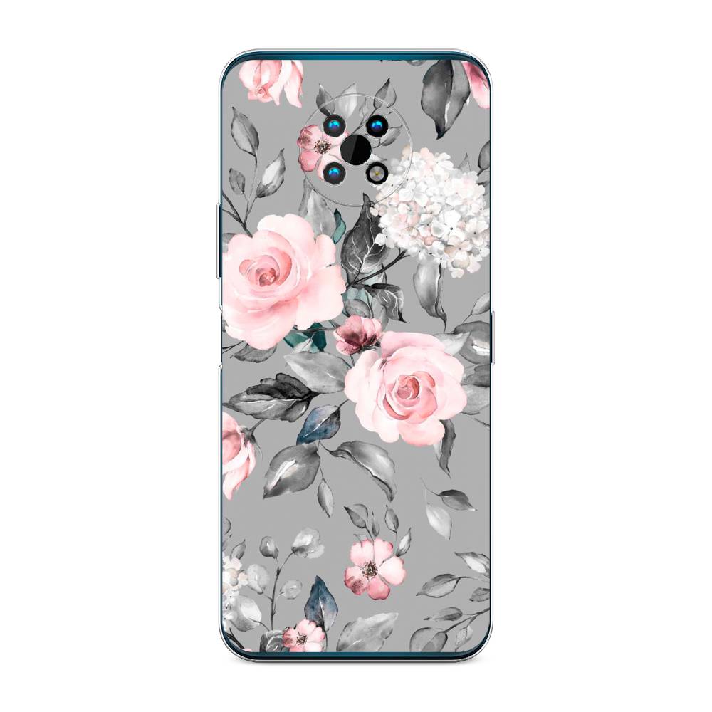 

Чехол Awog "Розы на сером" для Nokia G50, 124950-8