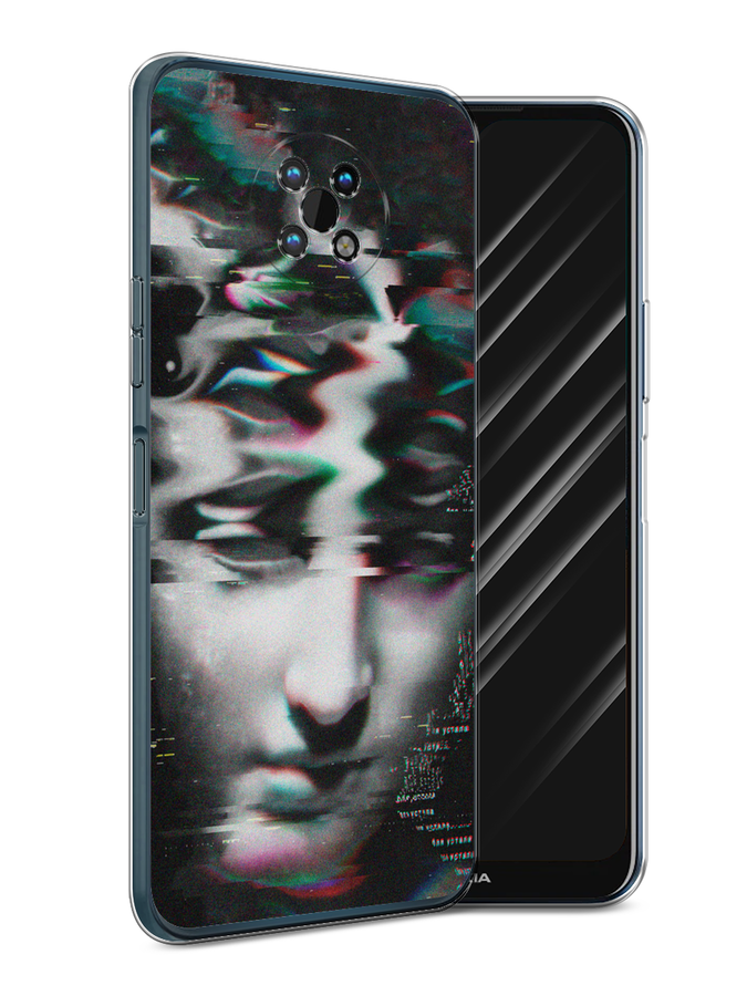 

Чехол Awog на Nokia G50 / Нокиа G50 "Glitch Art", Серый, 124950-9