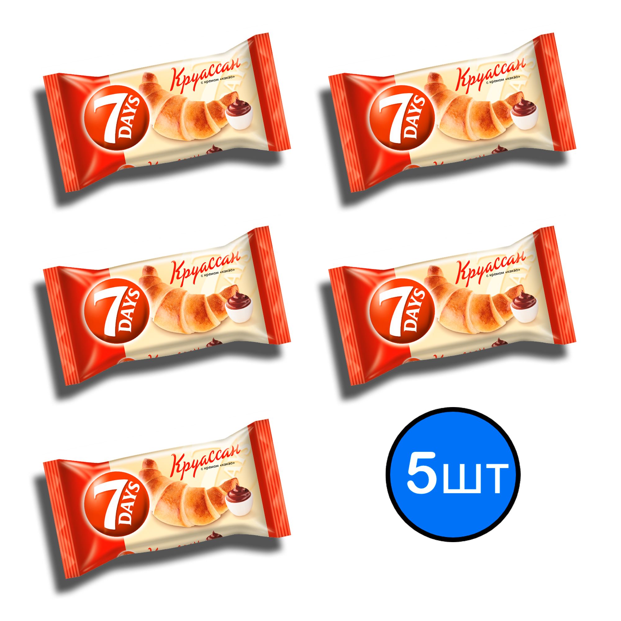 

Круассан с кремом "какао" 7DAYS, 65г х 5шт