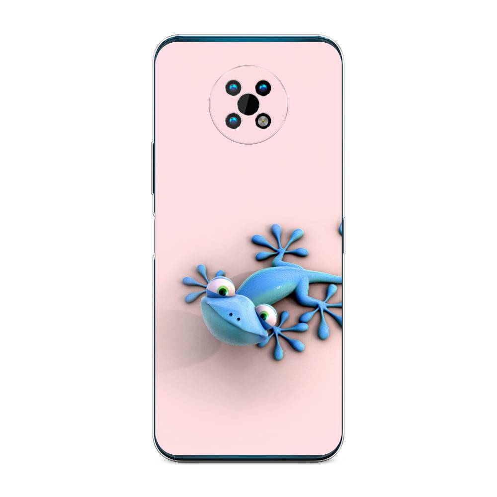 фото Чехол awog "голубая ящерка" для nokia g50