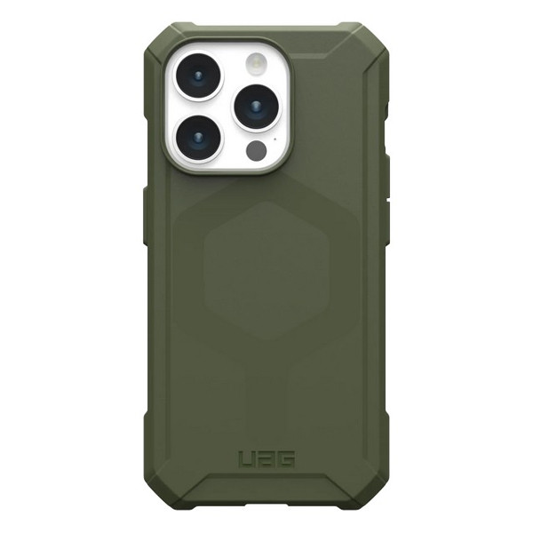 Чехол UAG Essential Armor с Magsafe Series для iPhone 15 Pro, оливковый (Olive Drab)