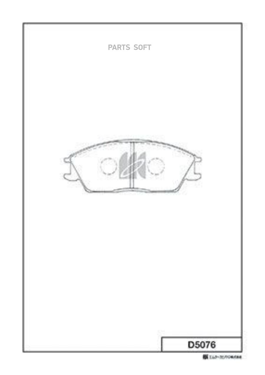 

Колодки дисковые п.\ Hyundai Accent all 00> D5076-01 =224 22 [45022SA6N50]