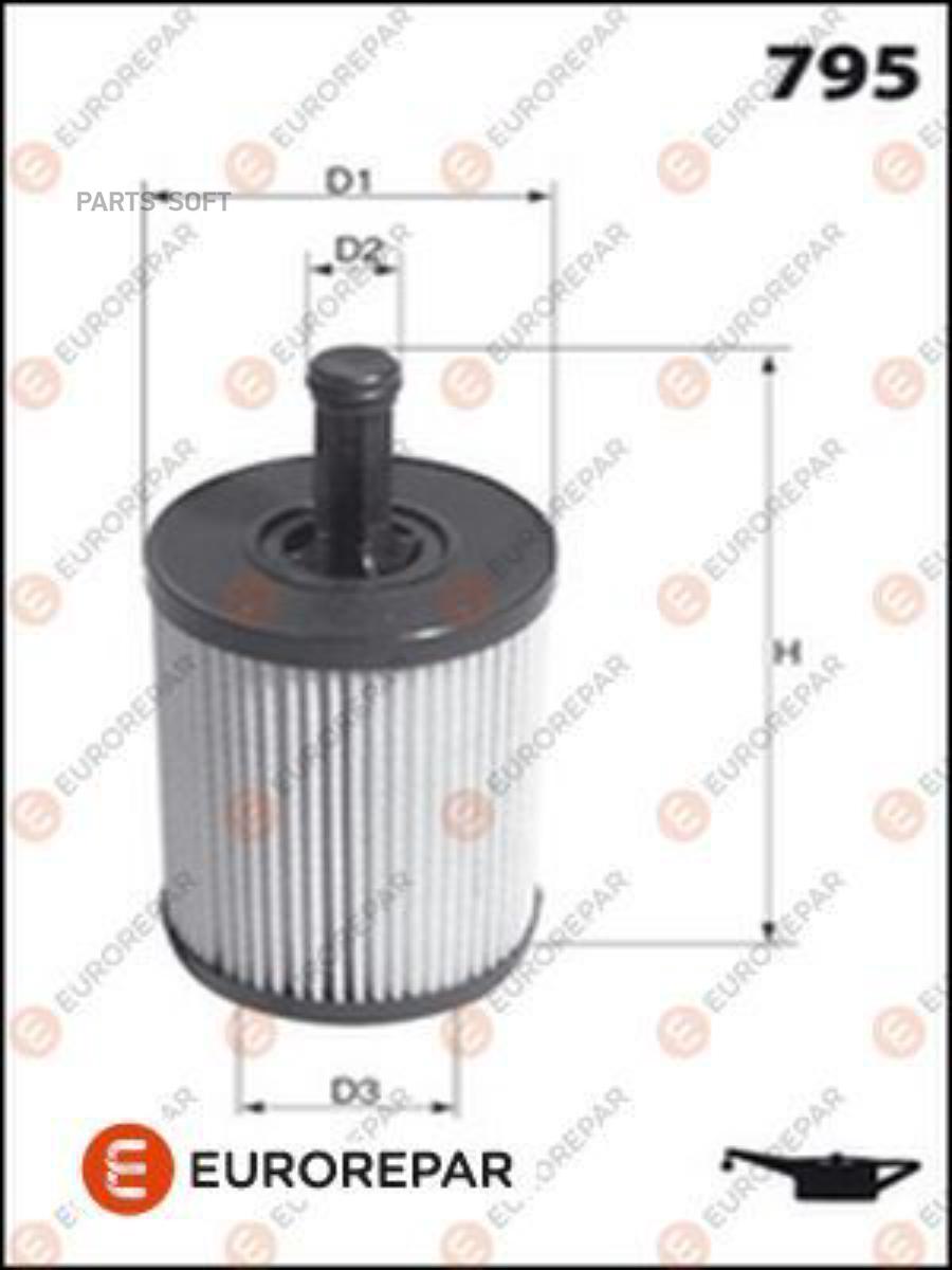 

Фильтр Масляный E149200 Nsii0015418261 EUROREPAR арт. E149200