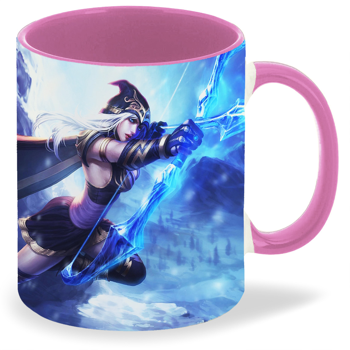 

Кружка CoolPodarok ashe league of legends, ashe league of legends