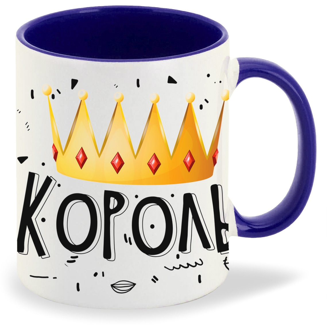 

Кружка CoolPodarok Король ее сердца, Король ее сердца