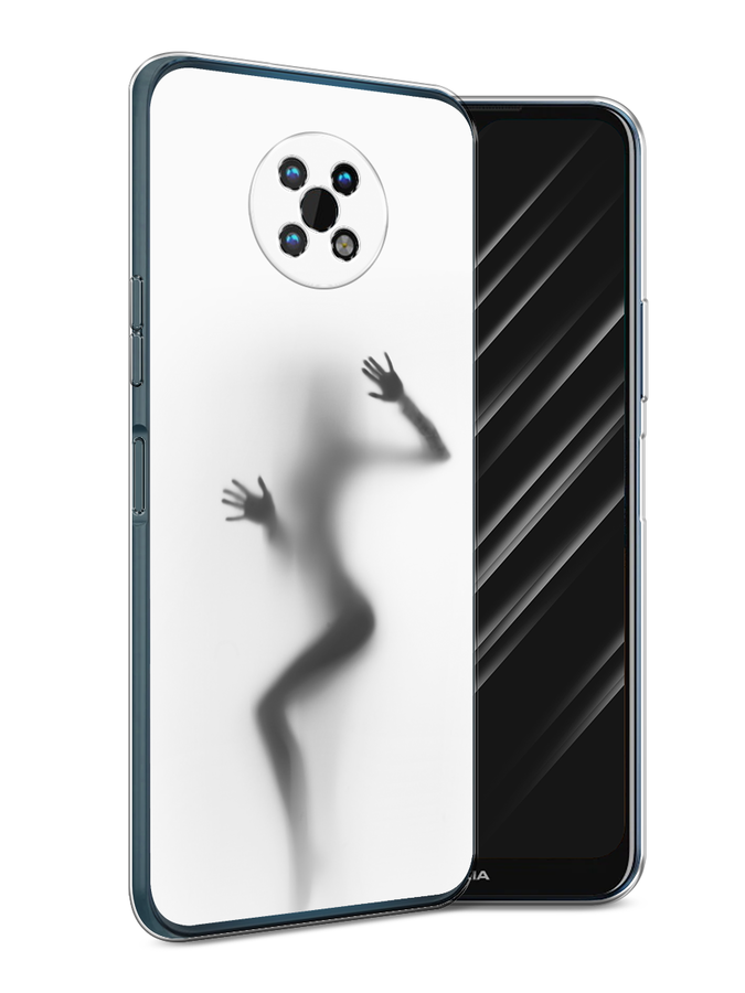 

Чехол Awog на Nokia G50 / Нокиа G50 "Девушка в душе", Серый;белый;черный, 124950-7