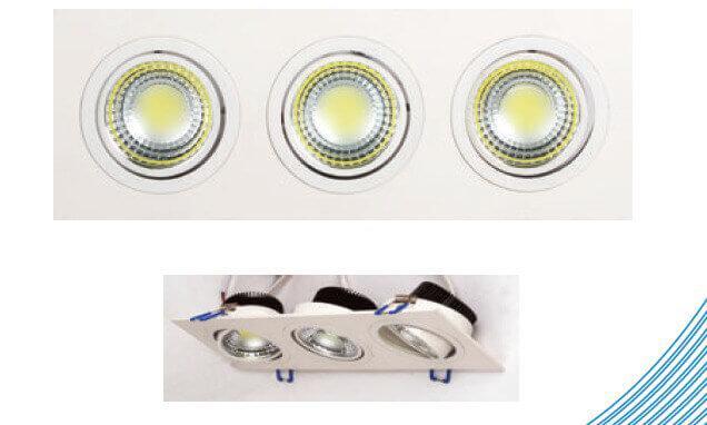 

Встраиваемый светодиодный светильник Horoz Adriana 3X5W 2700К белый 016-021-0015 (HL6703L)