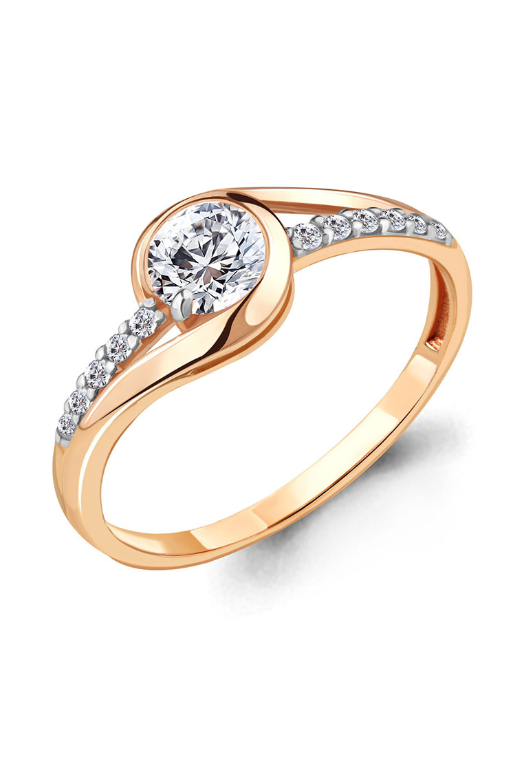 

Кольцо из золота р.  Kari Jewelry 68411А.1, фианит, 68411А.1